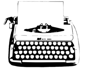 Copywriting photo of an old typewriter.
